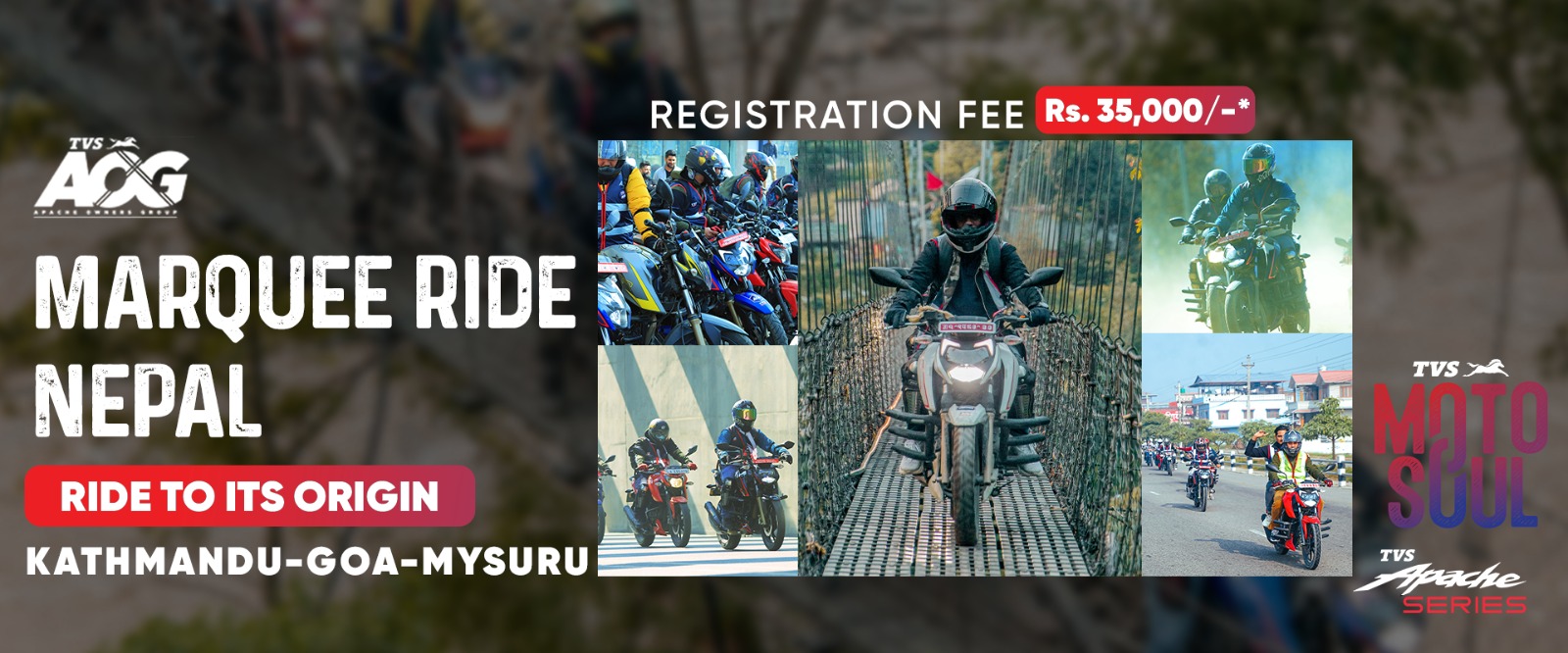 Apache Owners Group (AOG) Marquee Ride Inclusions & Exclusions